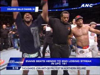 Evans outpoints Henderson in UFC 161