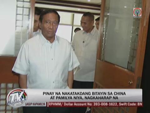 Family visits Pinay on China death row