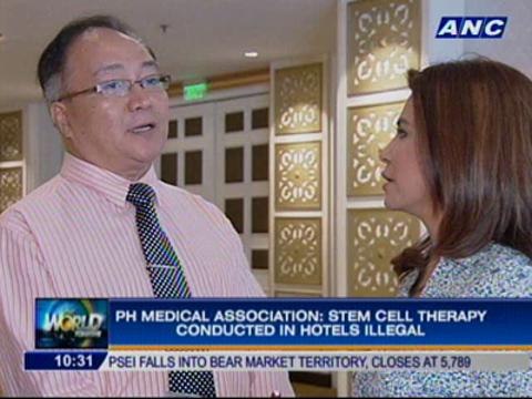 Phil. Medical Association: Stem cell therapy conducted in hotels illegal