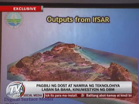 EXCL: NAMRIA purchase of flood mapping tools questioned