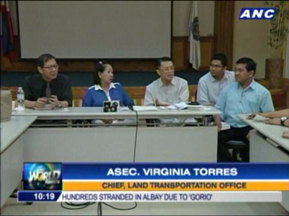 LTO readies IRR for Anti-Drunk Driving Law