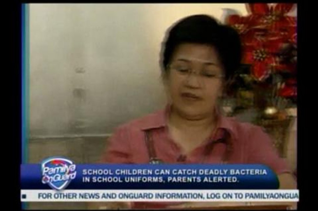 pamilyaonguard-SCHOOL UNIFORMS CAN BE BREEDING GROUND OF GERMS: EXPERTS