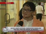 Mayor Erap vows to 'clean' Manila