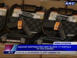 Aquino distributes new Glock 17 pistols to policemen