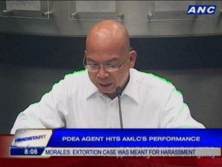 PDEA agent hits AMLC's performance