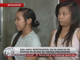 DOH: Early menstruation linked to rise in teen pregnancies