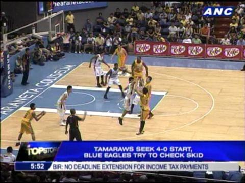 Tams seek 4-0 start, Blue Eagles try to check skid