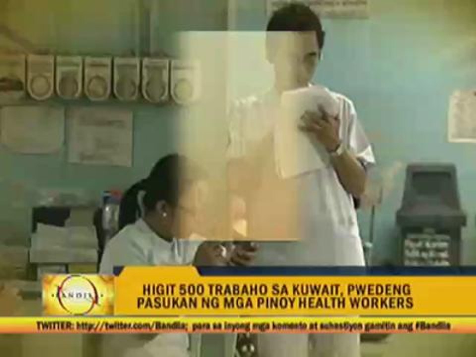 500 jobs await Pinoy health workers in Kuwait