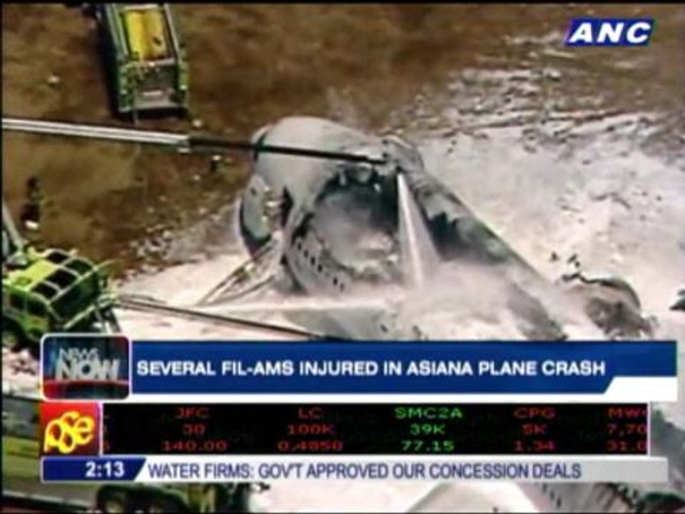 Several Fil-Ams injured in San Francisco plane...