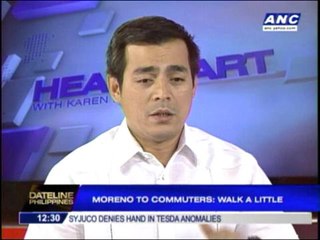 Isko appeals to commuters: Walk a little