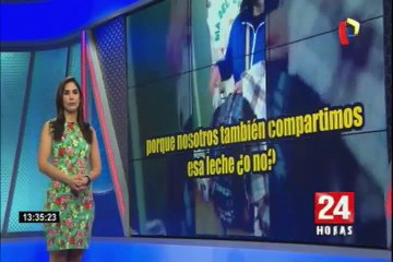La libertad: captan a profesora llevándose productos de Qali Warma