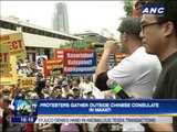 Hundreds protest China's 'bullying' of Philippines