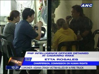 CHR to PNP- Why get phone number of Cadavero's sister.