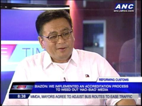 Biazon to collectors: If you're not with me, you're against me