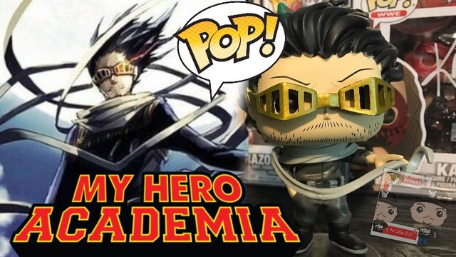 FUNKO MY HERO ACADEMIA POP! ANIMATION SHOTA AIZAWA ERASERHEAD (HERO COSTUME) VINYL FIGURE HOT TOPIC EXCLUSIVE