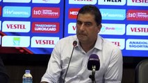 Trabzonspor-Sparta Prag maçının ardından - Trabzonspor Teknik Direktörü Karaman (2)