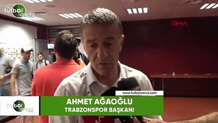 Ahmet Ağaoğlu: "Trabzonspor'un hedefi her zaman zirvedir"