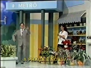 Oscar Pardini imita Silvio Santos - Praça é Nossa_360p