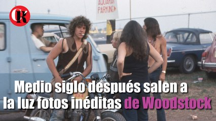 Medio siglo después salen a la luz fotos inéditas de Woodstock