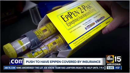 Nationwide push to have EpiPen covered by insurance