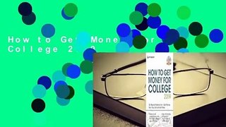 How to Get Money for College 2019
