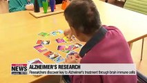 Korean researchers discover key to Alzheimer's treatment through brain immune cells