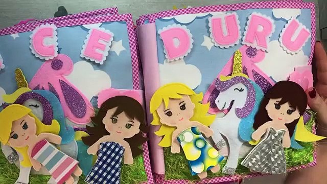 Penguenle Kutuplarda balık tutmak! Duru’ nun bebek evi, dollhouse, quiet book, aktivite kitabı