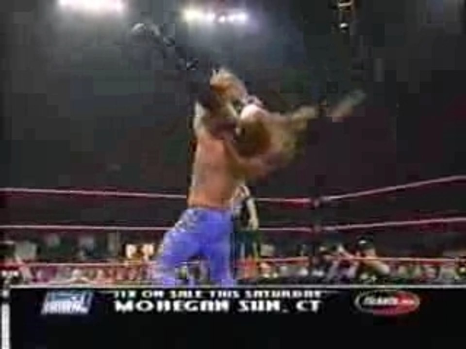 WWE RAW Chris Benoit vs Booker T