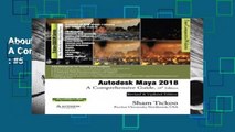 About For Books  Autodesk Maya 2018: A Comprehensive Guide  Best Sellers Rank : #5