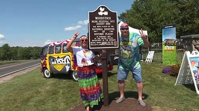 Los hippies originales vuelven a Woodstock en su 50 aniversario