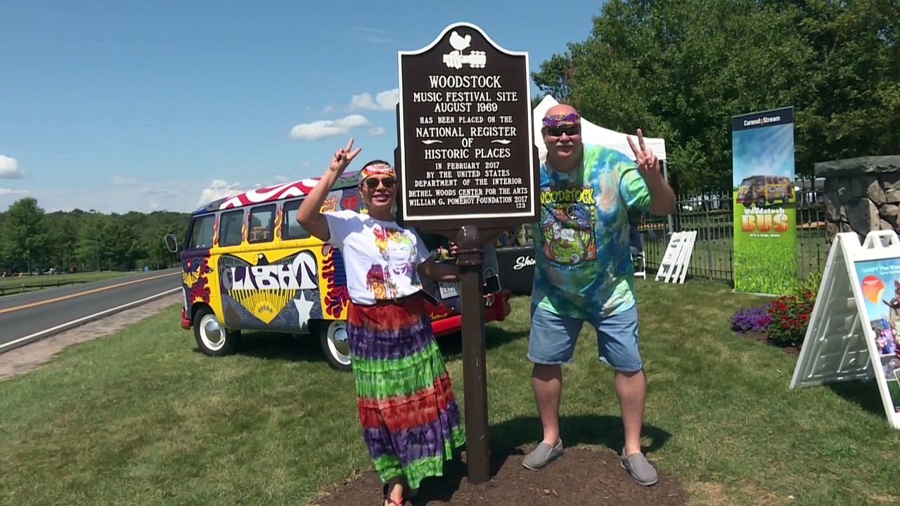 Los hippies originales vuelven a Woodstock en su 50 aniversario