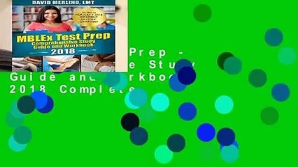 MBLEx Test Prep - Comprehensive Study Guide and Workbook, 2018 Complete