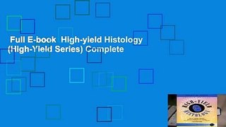 Full E-book  High-yield Histology (High-Yield Series) Complete