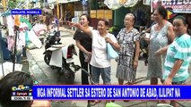 Mga informal settler sa Estero de San Antonio de Abad, ililipat na