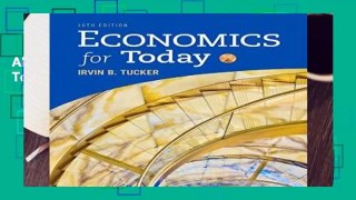 About For Books  Economics for Today  For Kindle