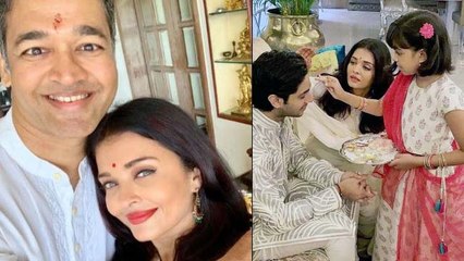 Télécharger la video: Aishwarya Rai Bachchan & Aaradhya Bachchan celebrate Raksha Bandhan with their brothers | FilmiBeat