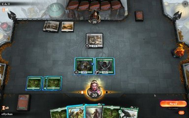 Mono Green vs Mono White Golems (Standard)