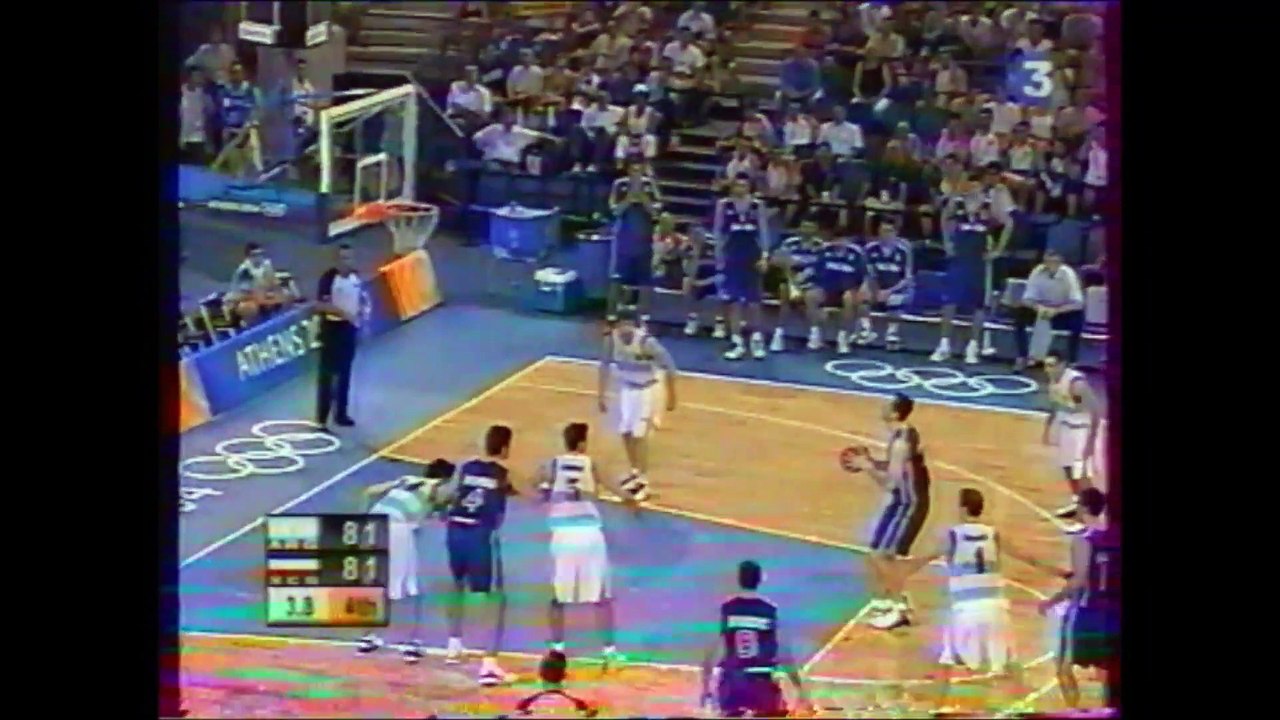 Le buzzer beater de Manu Ginobili aux Jeux olympiques d'Athènes