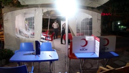 Burdur Kan bağış çadırında unutulan çanta panik yarattı