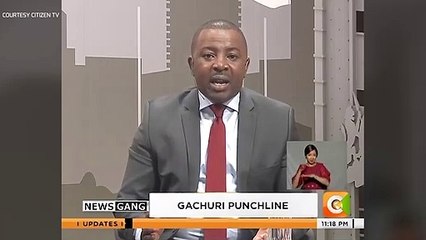 CITIZEN TV ANCHOR FORGETS LINES ON LIVE SHOW