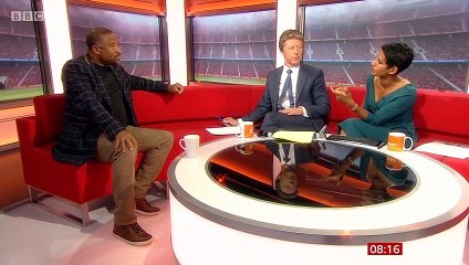John Barnes and Naga Munchetty clash over racism in football