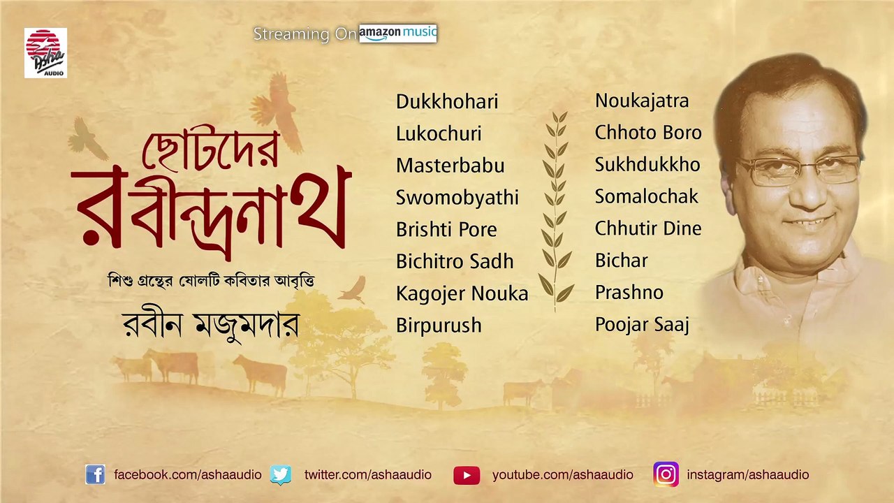 Chhotoder Rabindranath | Rabin Majumdar | Children Recitation | Abhijit Bandopadhyay