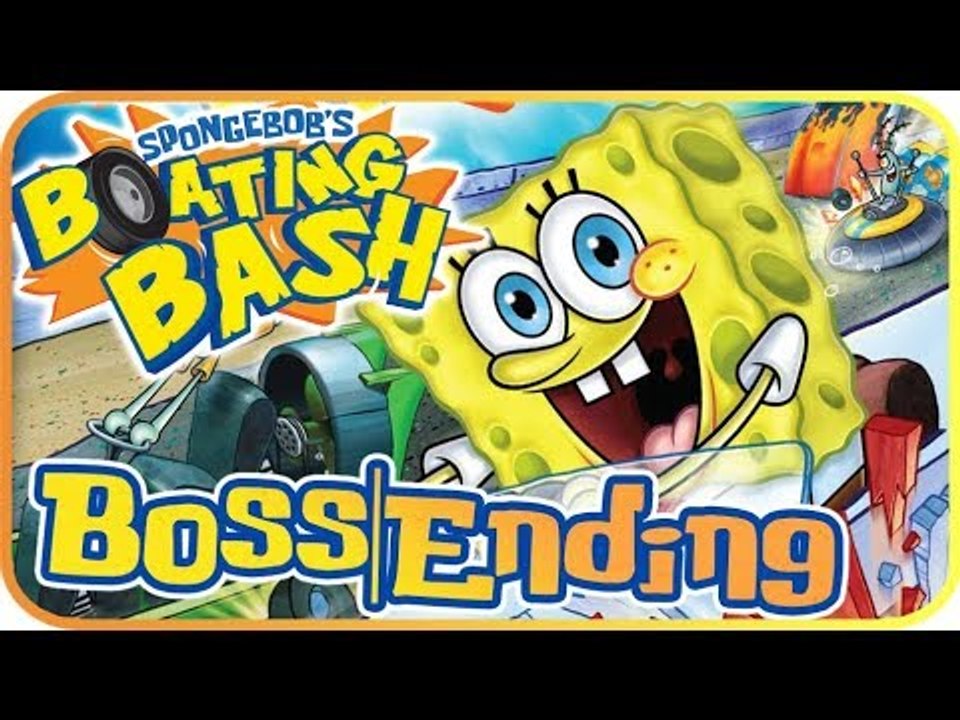 SpongeBob's Boating Bash Walkthrough Part 7 (Wii) Final Boss + Ending