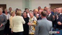 Report TV - Xhaçka krah Merkel dhe Presidentes së KE: Shqipëria një aleat i denjë në NATO