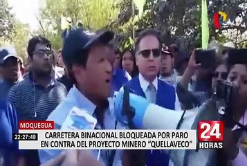 Conflictos sociales: manifestantes piden una minería responsable en diferentes regiones del país