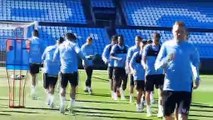 Mouriño presencia el último entrenamiento del Celta antes del debut ante el Real Madrid