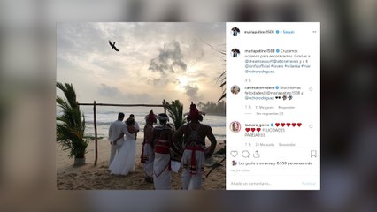 María Patiño se ha casado con Ricardo Rodríguez en Sri Lanka