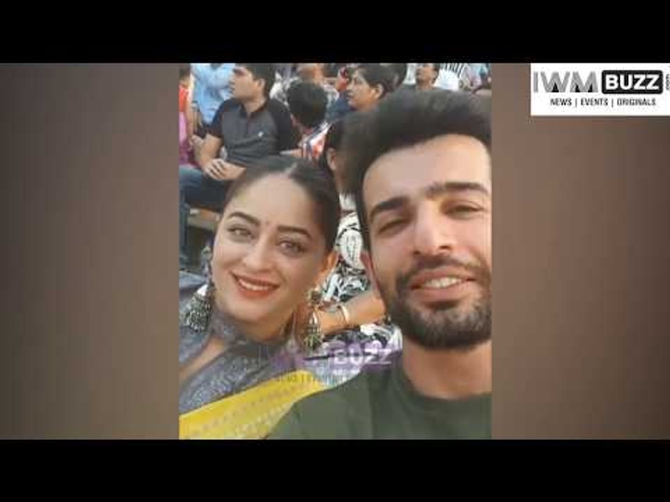 Mahhi Vij and Jay Bhanushali at Wagha Border