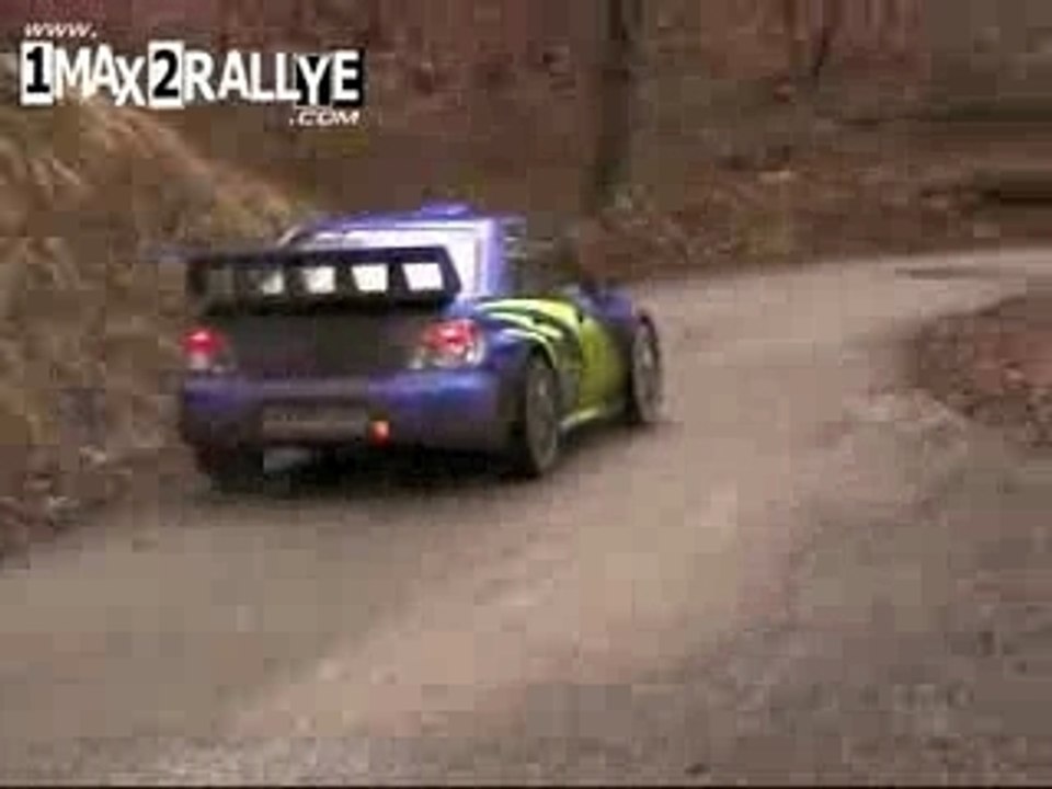 Chris ATKINSON en essais 2008 SUBARU imprezia WRC