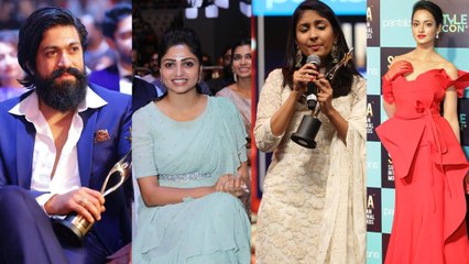 2019ರ ಸೈಮಾ ಪ್ರಶಸ್ತಿ ಸಮಾರಂಭದಲ್ಲಿ ಮಿಂಚಿದ ಸೆಲೆಬ್ರಿಟಿಗಳು | FILMIBEAT KANNADA